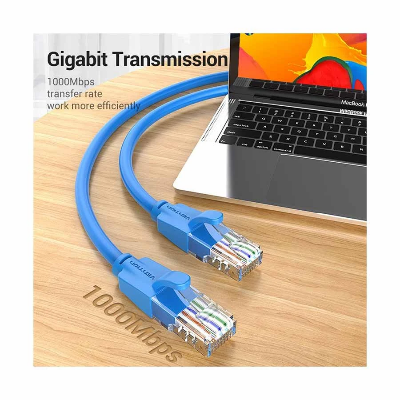 Picture of Vention IBELJ Cat-6 UTP,  5  Meter, Blue Network Cable-Blue