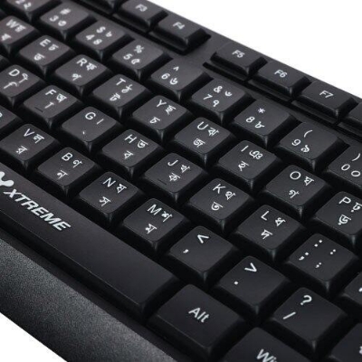 Picture of Xtreme KB220S Wired Black Keyboard with Bangla