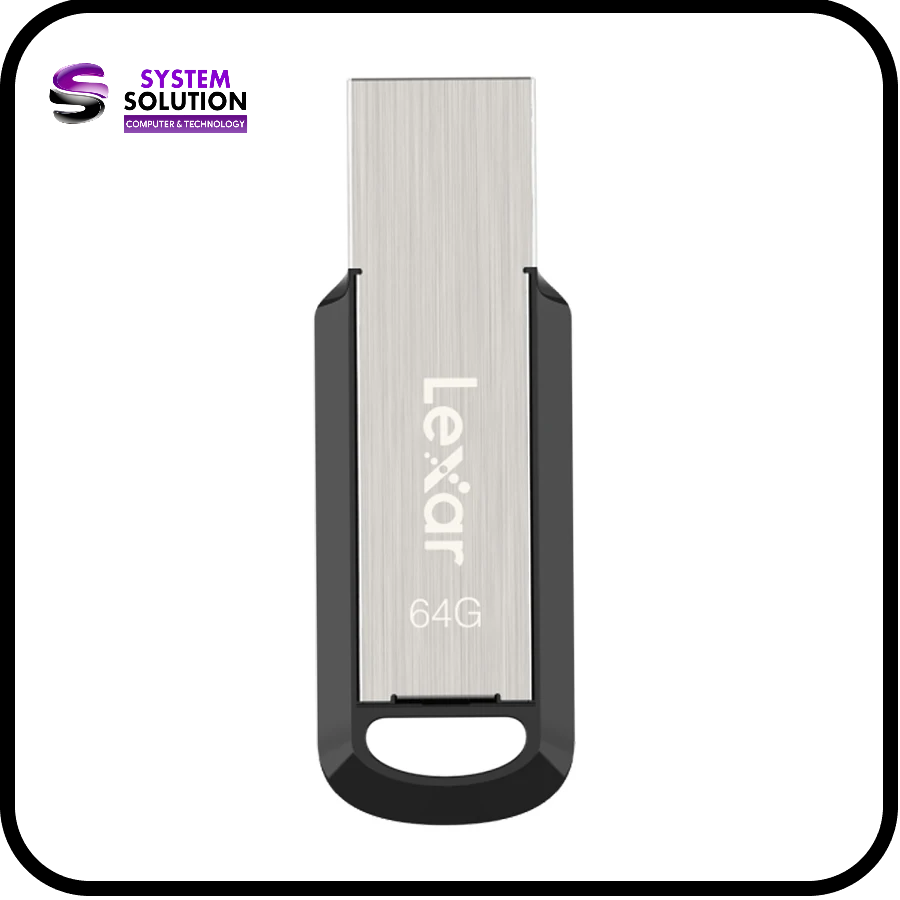 Picture of Lexar JumpDrive M400 64GB USB 3.2 Gen 1 Black Pen Drive ( Life Time Warranty )-Black