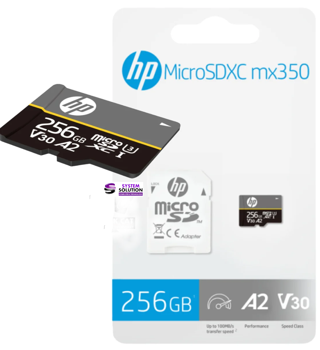 Picture of HP MX350 micro SDXC (3 Years Official Warranty) 256GB Memory Card