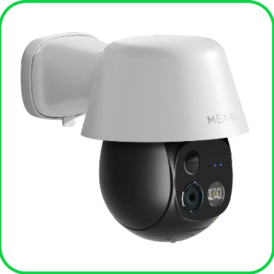 Picture of Meari S7 Plus (3.6mm) (3.0MP) Outdoor Smart PTZ  ( 2K ) Wi-Fi Dome IP Camera-White