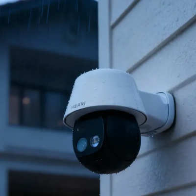 Picture of Meari S7 Plus (3.6mm) (3.0MP) Outdoor Smart PTZ  ( 2K ) Wi-Fi Dome IP Camera-White