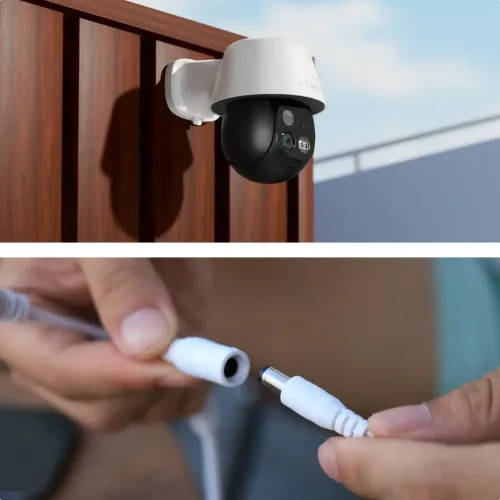 Picture of Meari S7 Plus (3.6mm) (3.0MP) Outdoor Smart PTZ  ( 2K ) Wi-Fi Dome IP Camera-White
