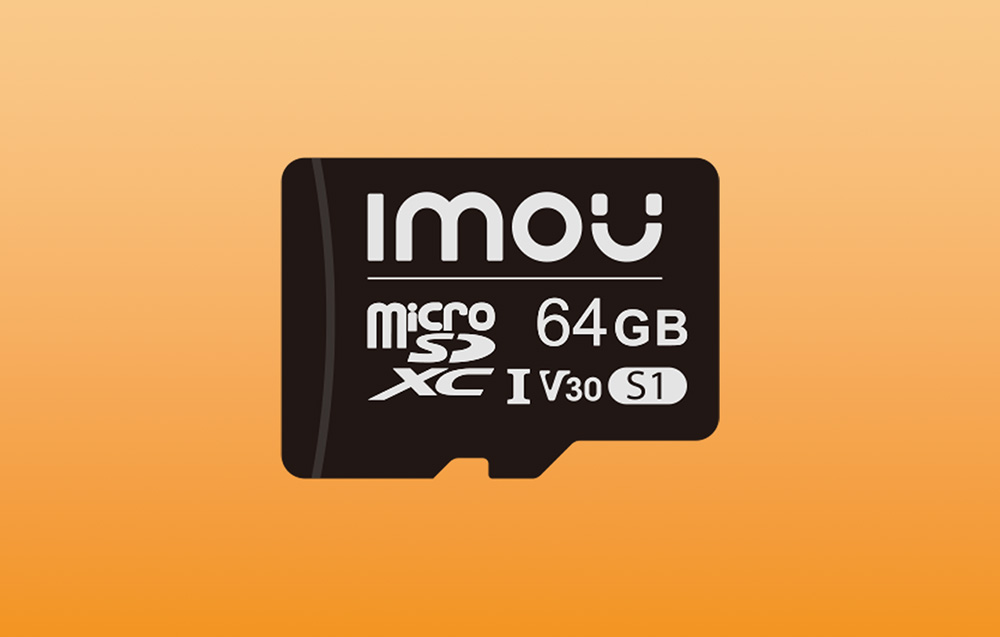 Picture of Imou 64 GB MicroSD XC UHS-I Class 10 V30 Memory Card Without Adapter