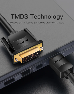Picture of Vention ABFBF HDMI to DVI Cable 1M - Black-Black