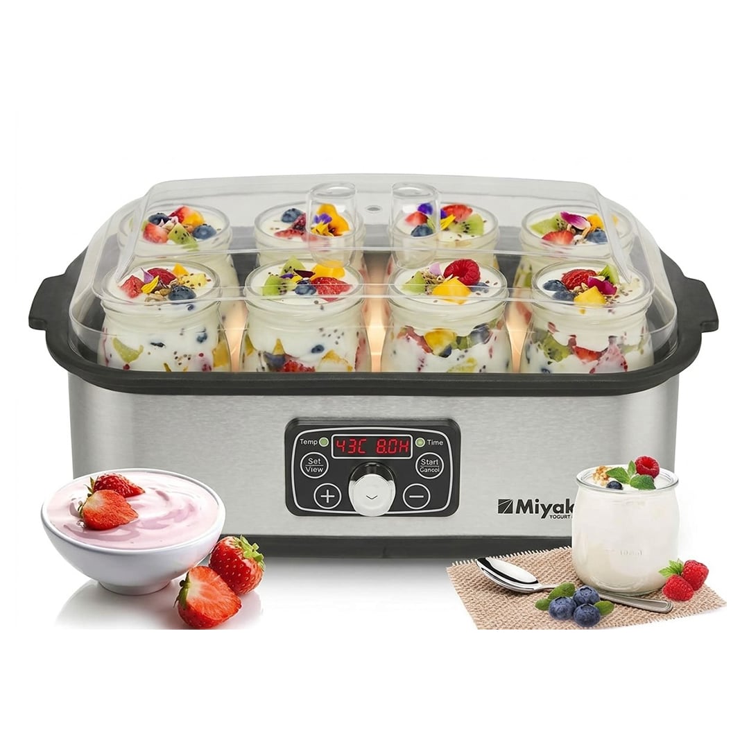 Picture of Miyako Automatic Yogurt maker 1.5 ltr Doi Maker With 8 Glass Jar-YG-102