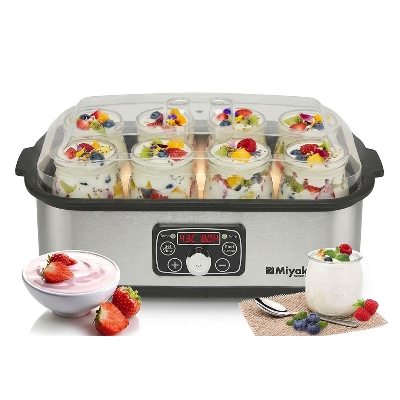 Picture of Miyako Automatic Yogurt maker 1.5 ltr Doi Maker With 8 Glass Jar-YG-102