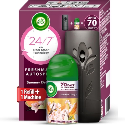 Picture of Air Wick Freshmatic Essential Oil Automatic Spray Summer Delight 250ml (Free Refill & Battery)