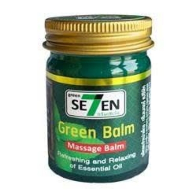 Picture of Green Seven Massage Balm Soothing and Relaxing with Essential Oil 50gm