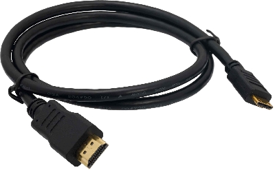 Picture of HDMI to Mini HDMI cable, Basics High-Speed Mini-HDMI to HDMI Cable, Black (Black)