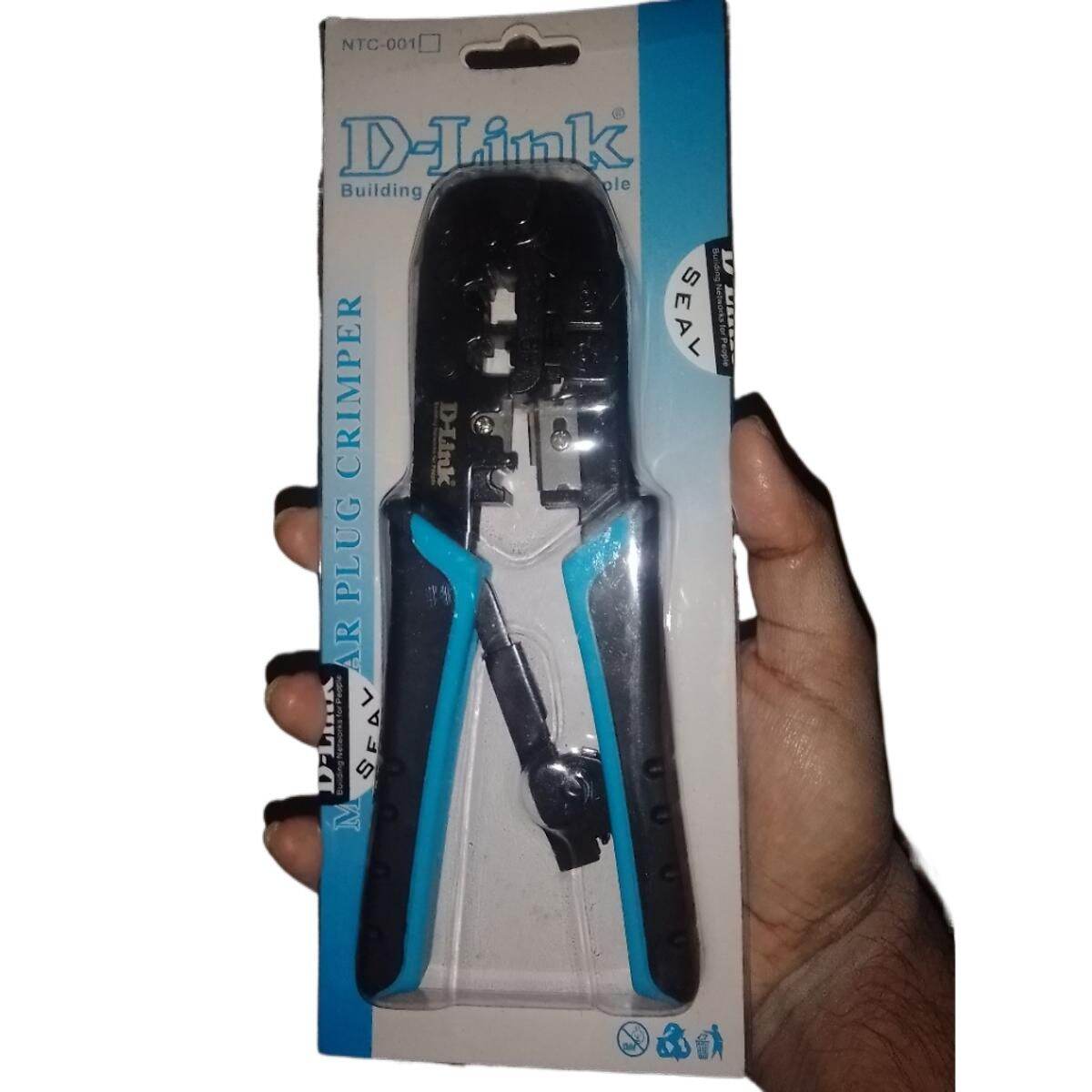 Picture of DUAL MODULAR CRIMPING TOOL, RJ45, RJ11 WITH CABLE CUTTER- Black (Black)