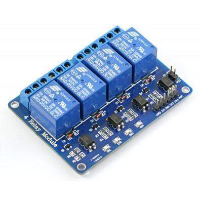 Picture of Relay Module (5Volt) For Arduino -Blue (4 Channel)