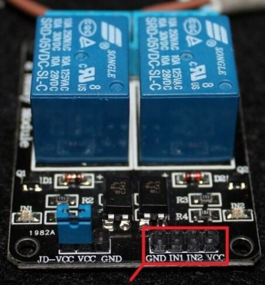 Picture of Relay Module (5Volt) For Arduino -Blue (2 Channel)