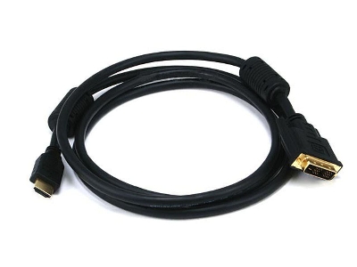 Picture of HDMI to DVI-D (D-PORT)Video Cable Adapter-HDMI Male to DVI Male-HDMI to DVI Cable 1.5m/5ft 