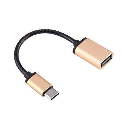 Picture of New High-Quality USB Type-C to USB Female OTG Adapter Cable - Data Sync & Transfer - Durable Type-C Connector - Cable Protector 