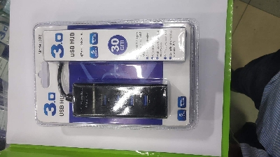 Picture of USB HUB 3.0, 4 Port USB Hub Black (Black)