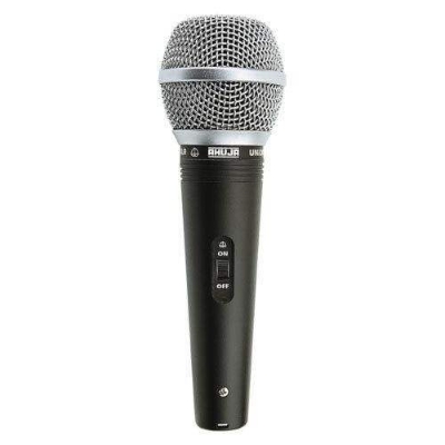 Picture of Microphone, ///AUD-98XLR/// - Dynamic Corded  Unidirectional Microphone, 3-Pin professional xlr connector (Black)