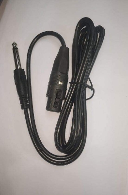 Picture of Microphone, ///AUD-98XLR/// - Dynamic Corded  Unidirectional Microphone, 3-Pin professional xlr connector (Black)