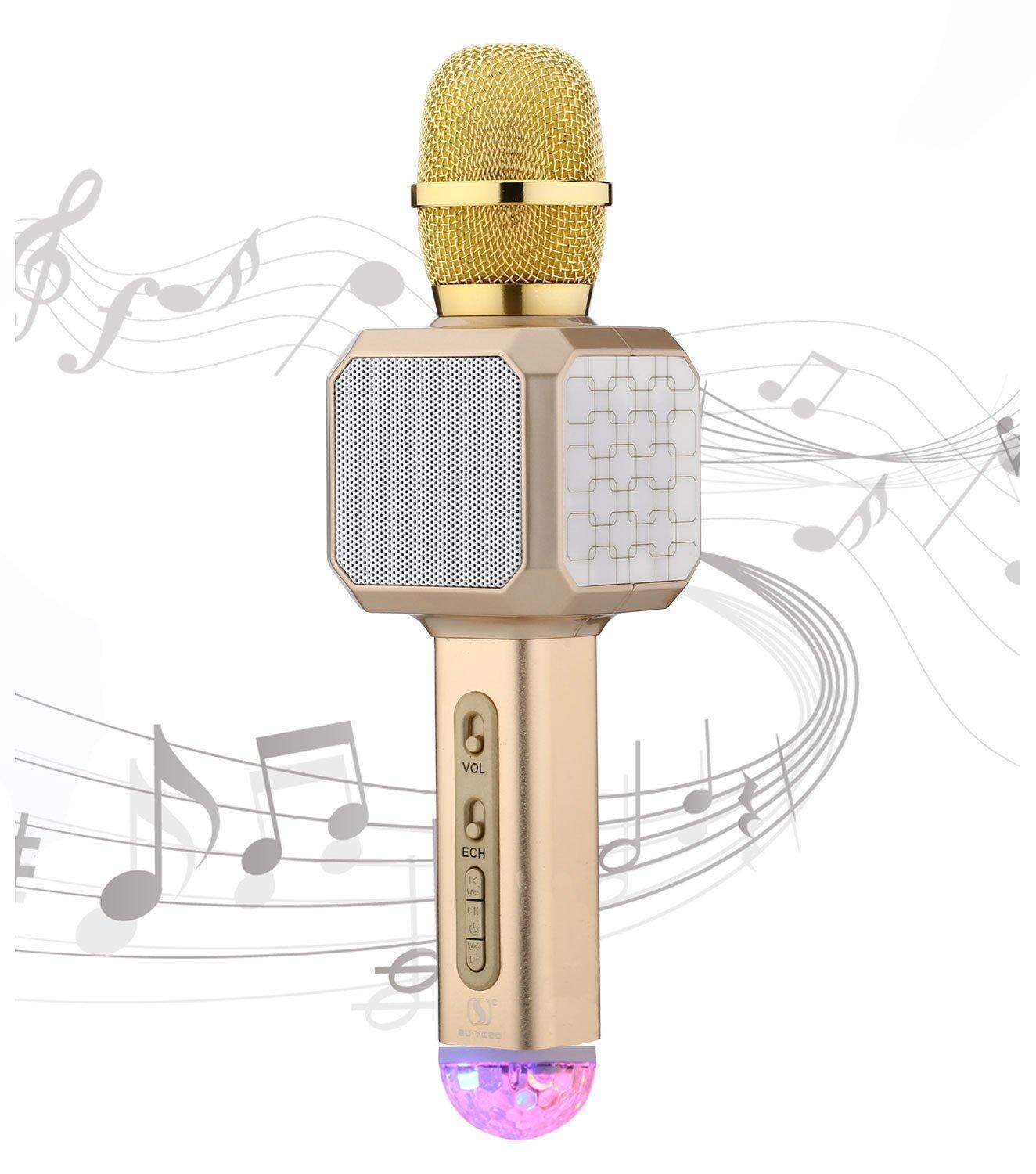Picture of Professional Wireless, Speaker, Recorder & Microphone Handheld, Magic Bluetooth Karaoke Microphone 