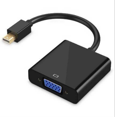 Picture of Mini Display Port(DP) to VGA Adapter or Converter 1080p -Black (Black)