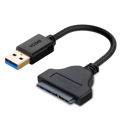 Picture of USB to SATA Cable 3.0 HIGH QUALITY STYLISH DESIGN (USB-3.0) (Black)