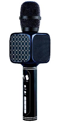 Picture of Wireless Bluetooth Microphone Handheld KTV Mobile Phone Karaoke- Black (Black)