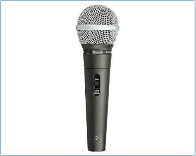 Picture of Ahuja AUD-98XLR Microphone with Wired Jack- Black (Black)