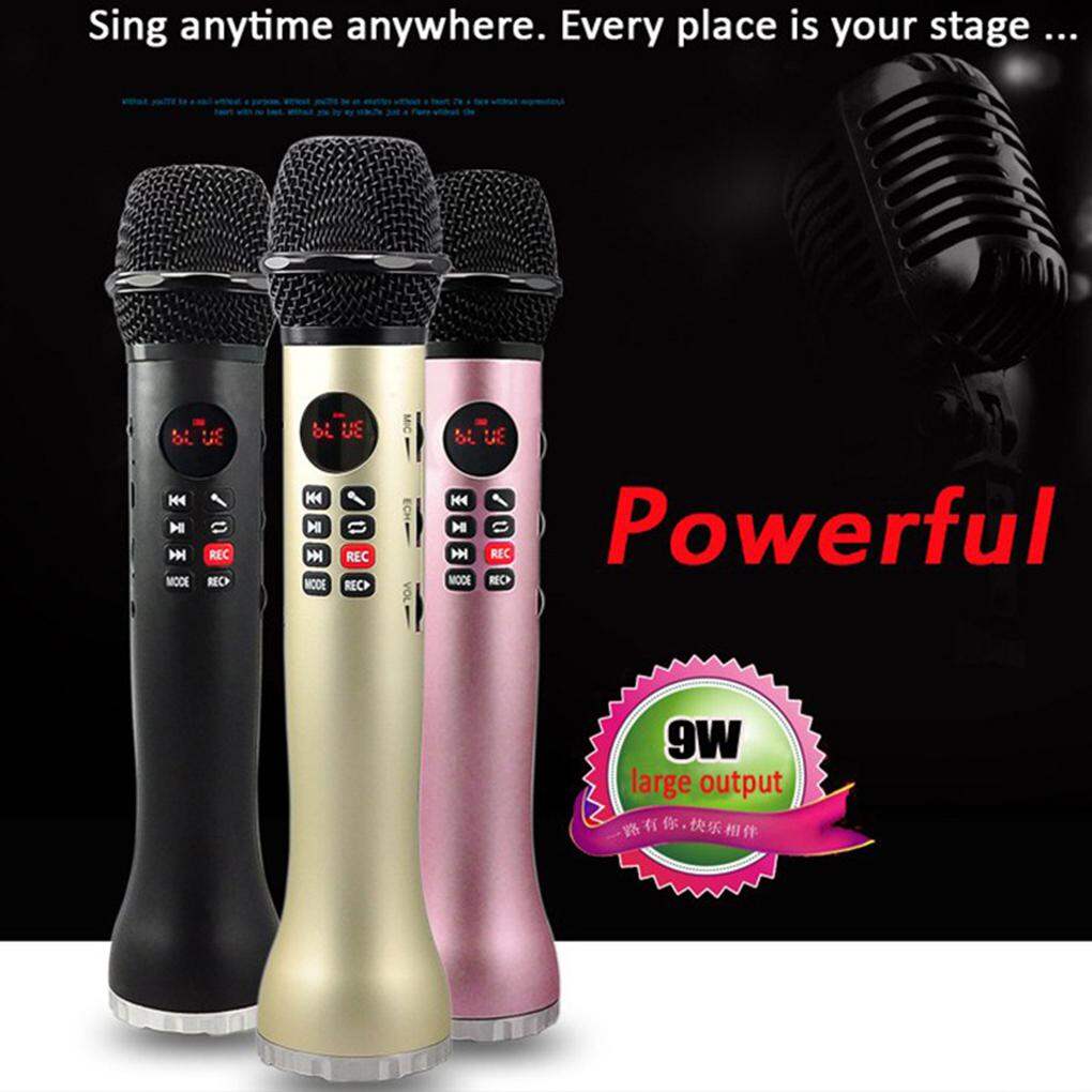 Picture of Bluetooth Handheld KTV Microphone L598 KTV Wireless Music Speaker Player, Brand MS-L598 Wireless Handheld Microphone (Rose Red)