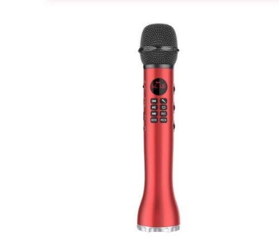Picture of Karaoke L - 598 Bluetooth Microphone Portable Speaker Microphone 9 Watt (Red)