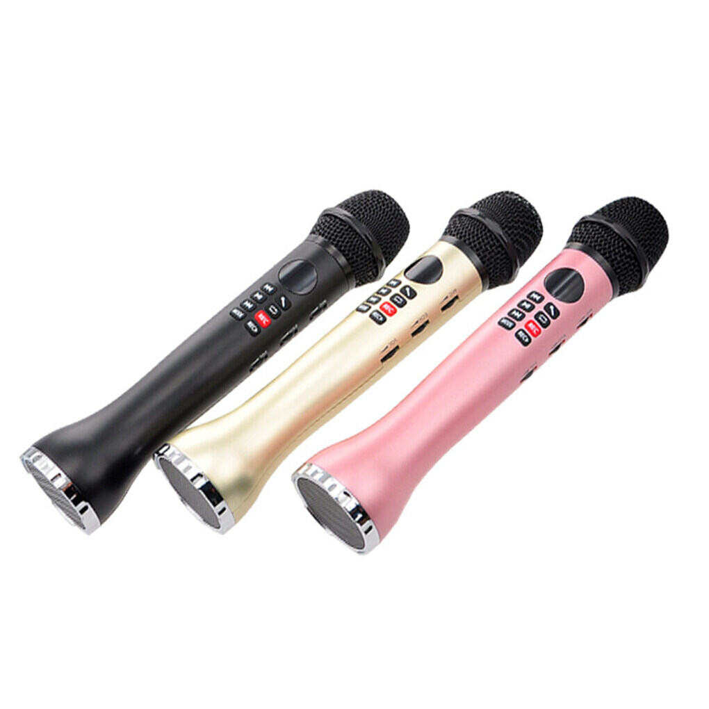 Picture of Karaoke L - 598 Bluetooth Microphone Portable Speaker Microphone 9 Watt (Pink)