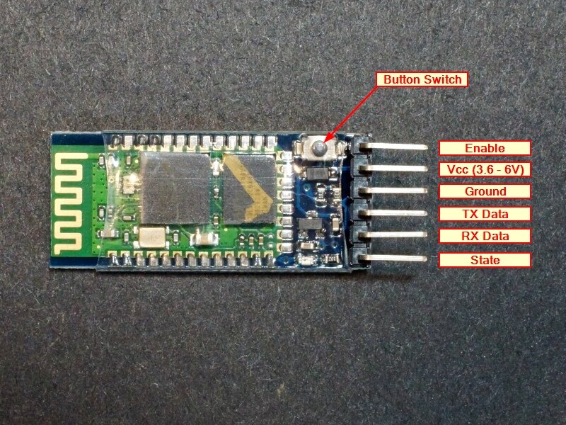 Picture of Bluetooth Module HC-05 For Arduino (Blue)