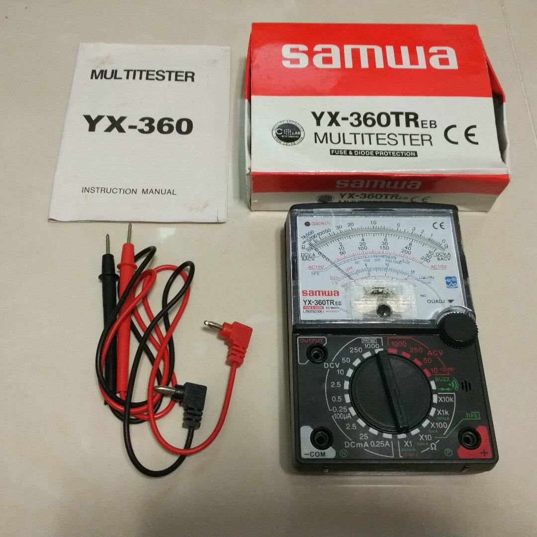 Picture of ANALOG MULTIMETER SAMWA YX-360TR (Black)