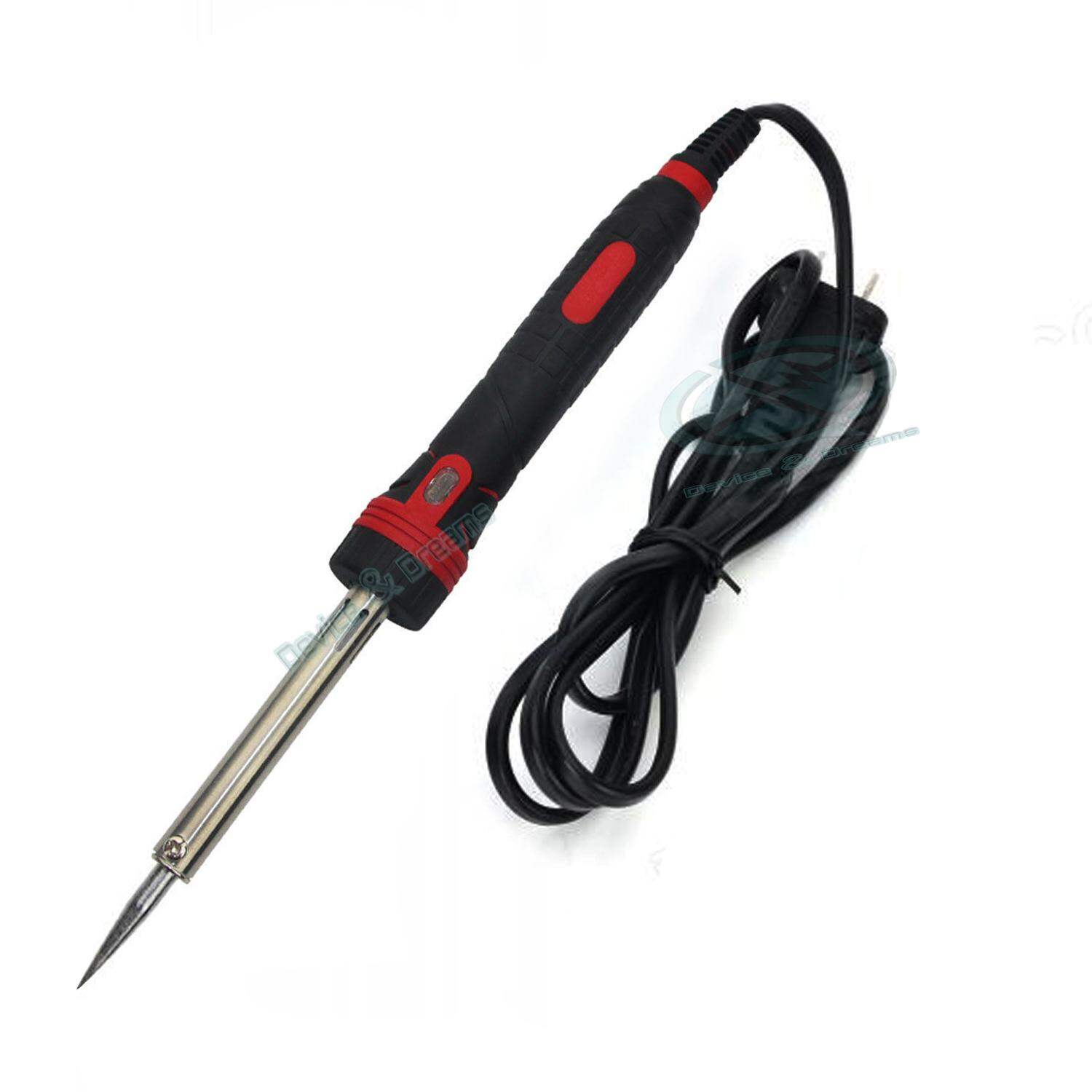 Picture of New High-Quality Soldering Iron 60W with Durable Handle and High-Temperature Heating - EU Plug (Red)