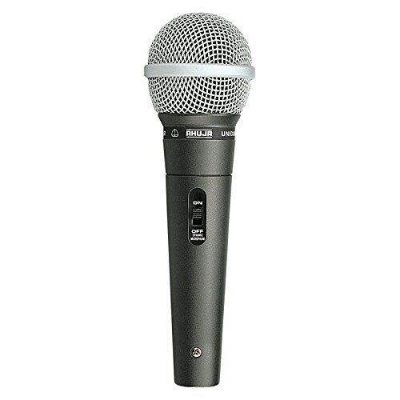 Picture of Ahuja AUD 100XLR Wired Microphone (Black)