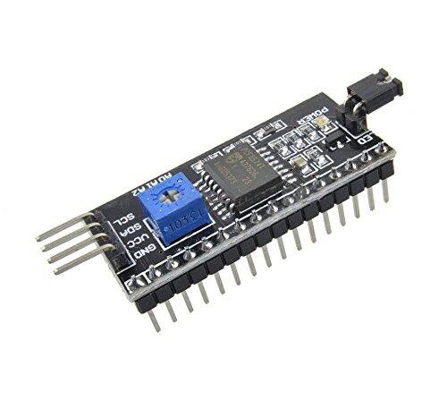 Picture of I2C interface LCD Module, Interface LCD1602 2004 LCD Adapter Plate (Black)