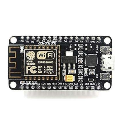 Picture of Node Mcu Lua ESP 8266 WIFI Module Based on CP2102 Board (Black)