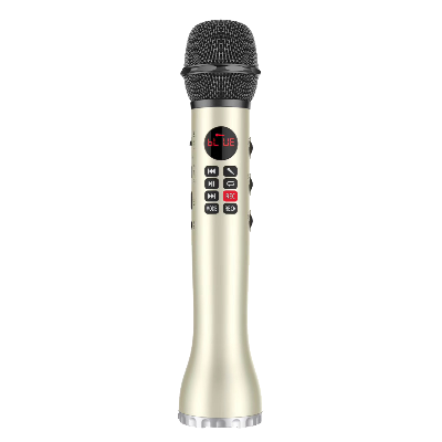Picture of Bluetooth Microphone Karaoke L - 598 Bluetooth Microphone Portable Speaker (Brown)