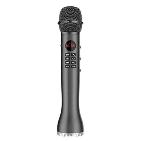 Picture of Bluetooth Microphone Karaoke L - 598 Bluetooth Microphone Portable Speaker (Black)
