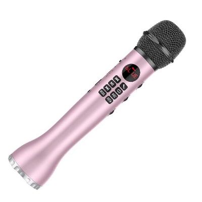 Picture of Karaoke L- 598 Bluetooth Microphone Portable Speaker, Wireless Karaoke L598 (Pink)