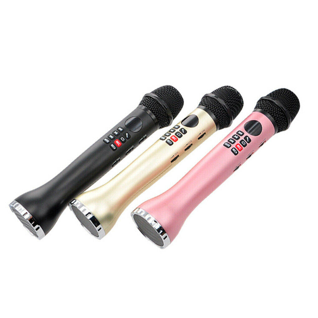Picture of Karaoke L- 598 Bluetooth Microphone Portable Speaker, Wireless Karaoke L598 (Pink)