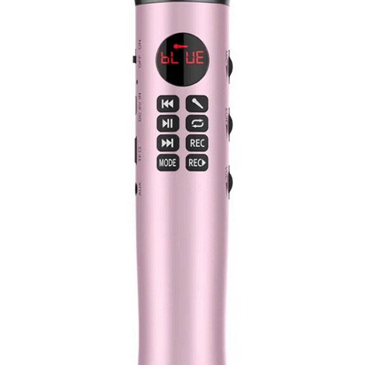 Picture of Karaoke L - 598 Bluetooth Microphone Portable Speaker (Pink)