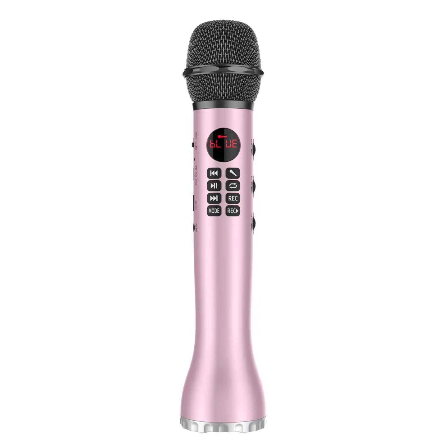 Picture of Karaoke L - 598 Bluetooth Microphone Portable Speaker (Pink)