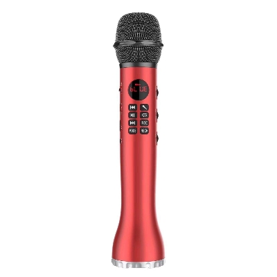 Picture of Karaoke L - 598 Bluetooth Microphone Portable Speaker (Red)