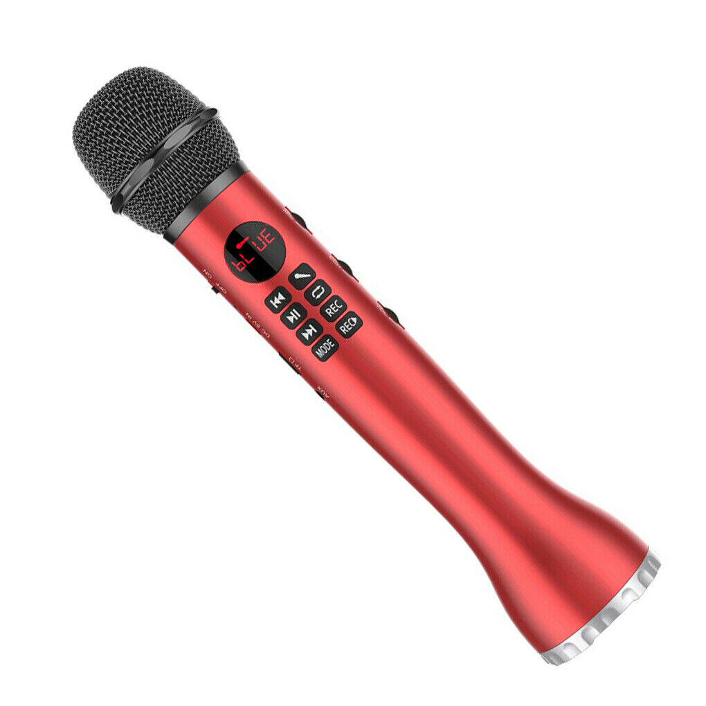 Picture of Karaoke L - 598 Bluetooth Microphone Portable Speaker (Red)