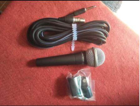 Picture of AHUJA Aud-98Xlr Unidirectional  Professional Dynamic Corded Microphone with XLR cable to 6.5mm (Copy)