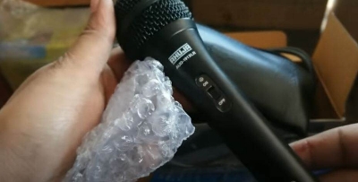 Picture of Ahuja AUD-101 With  XLR Cable Microphone Professional Dynamic Microphone For record, waz mahfil, mosque (MASTER COPY)