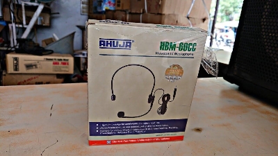 Picture of Ahuja HBM-60CC Headband Microphone ( WITH 3.5 mm jack) / Electret Condenser Cardioid Neck microphone (MASTER COPY)