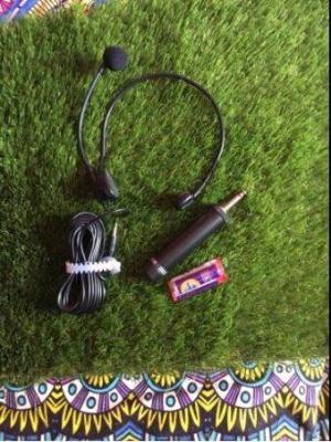 Picture of Ahuja HBM-60CC Headband Microphone ( WITH 3.5 mm jack) / Electret Condenser Cardioid Neck microphone (ORGINAL)