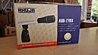 Picture of AHUJA AUD-77DX Unidirectional Dynamic Microphone (Silver)