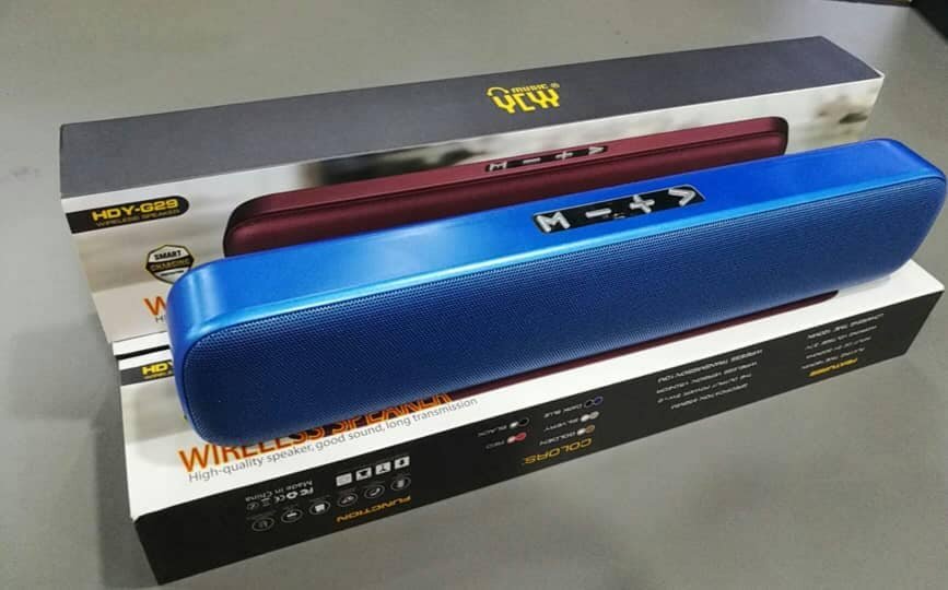 Picture of HDY- G29 Portable Bluetooth Speaker With TF Card and Pen Drive Slot (Multicolour)